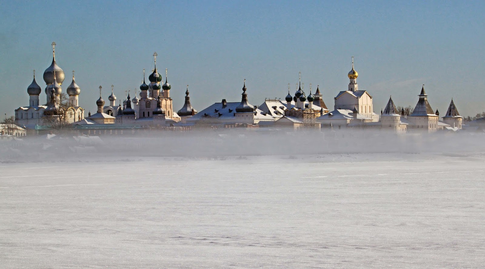 Озеро Неро, Ярославская область зимой